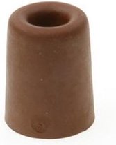 Deurbuffer / deurstopper terracotta bruin rubber 50 x 30 mm - deurstop