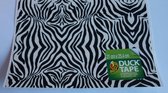 Duck Tape Sheet Stylish Zebra