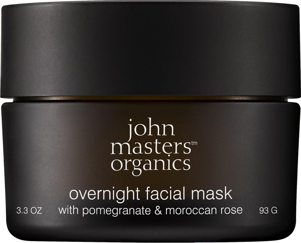 John Masters Organics - Overnight Facial Mask with Pomegranate & Moroccan Rose - 93 gr