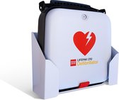 Stevig muurbakje voor Lifepak CR2 defibrillator - wit