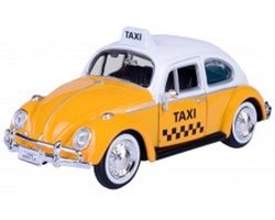 Modelauto Volkswagen Kever taxi 1:24 - speelgoed taxi auto schaalmodel