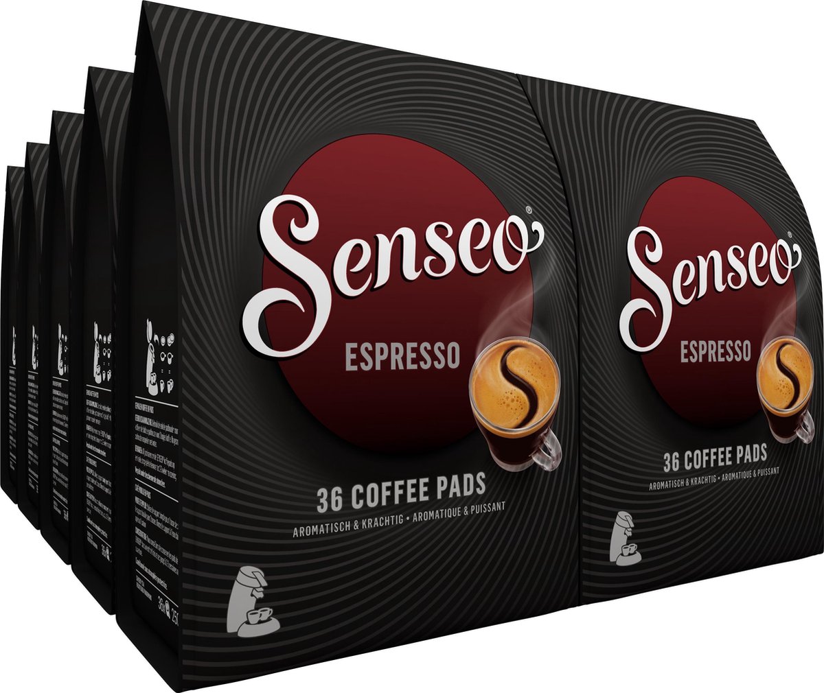 Senseo Espresso Koffiepads 10 x 36 pads voor in je Senseo