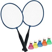 Badminton set Kids 2 Rackets Mini + 5 Shuttles