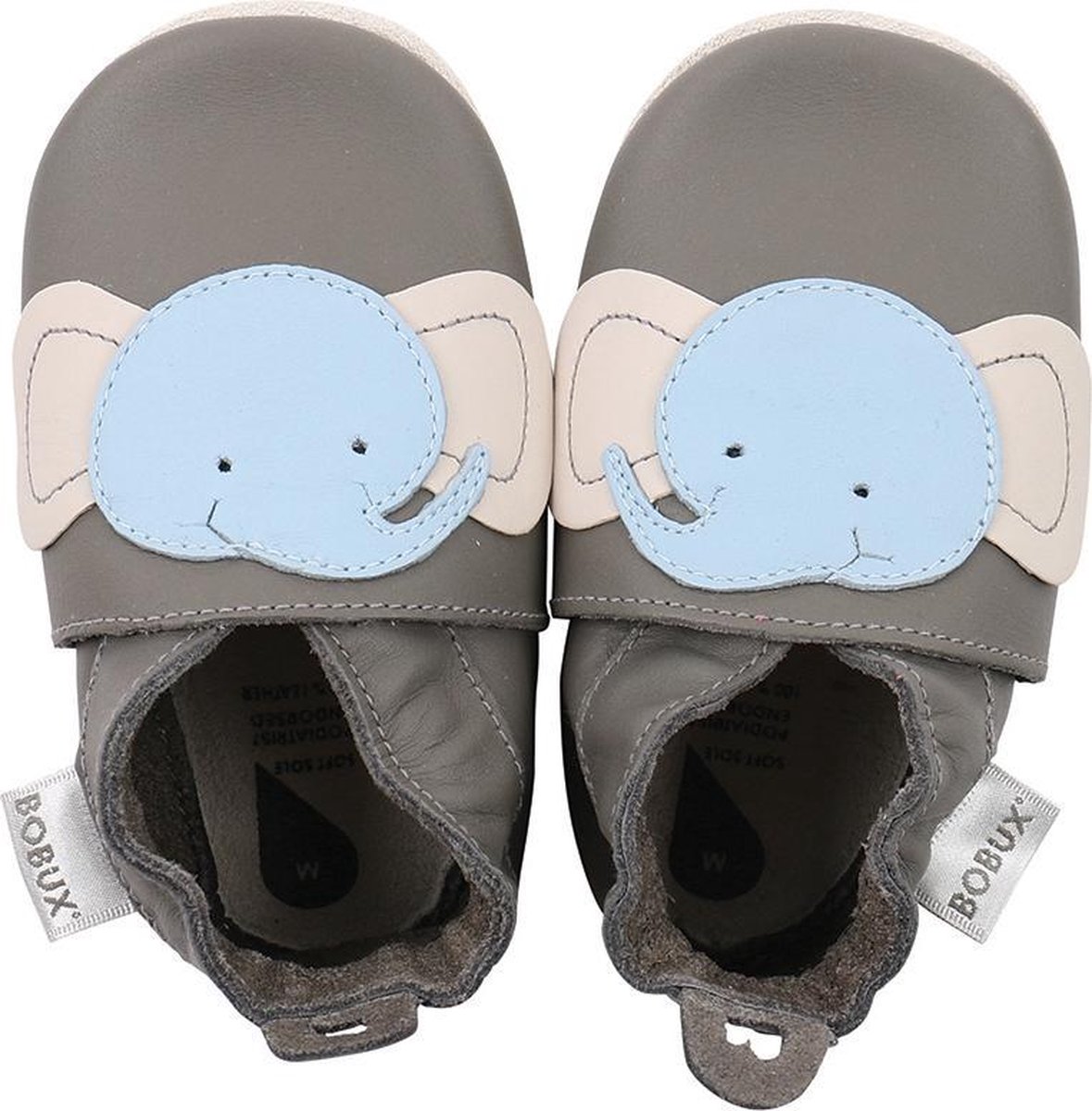 Bobux babyslofjes elephant grey maat 28 - Schoenen.nl
