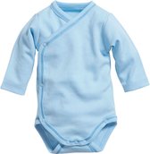 Schnizler Romper Wrap Body Basic Junior Lichtblauw Maat 50