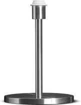 Home Sweet Home - Moderne tafellamp voet Mauro voor lampenkap - Geborsteld staal - 24/24/36cm - gemaakt van Metaal - geschikt voor E27 LED lichtbron - voor lampenkap met doorsnede max.35cm