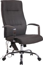Bureaustoel - Massagestoel - Afstandsbediening - Ergonomisch - Stof - Donkergrijs - 63x72x124 cm