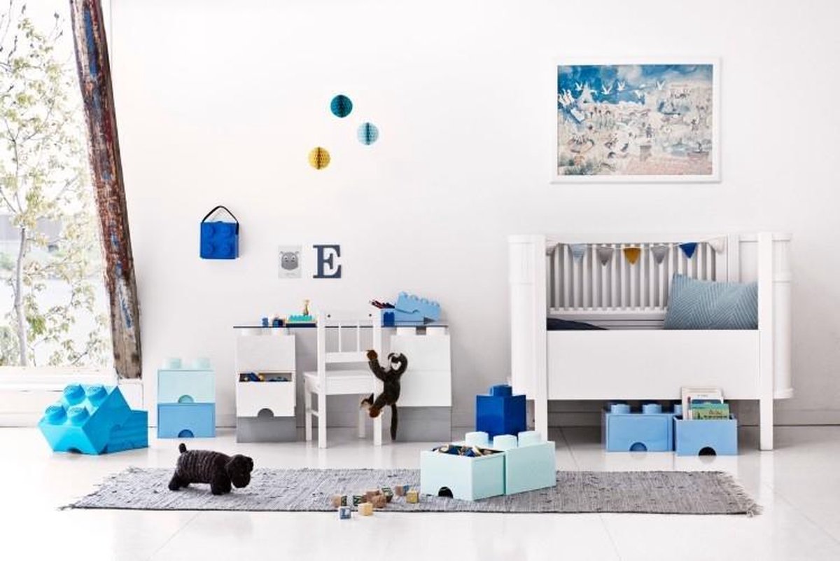 Room Copenhagen LEGO Storage Brick 1 Blauw opbergdoos thumbnail 3