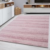 Plus Vloerkleed Roze Laagpolig- 200x290 CM.