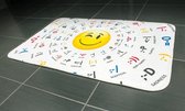 Ultrazachte Antislip Badmat - Microvezel Tapijt Kleed Voor Op de Badkamer & WC - Badtapijt Toilet Mat - 3D Emoticons Design - 50 x 80 cm - 3D EMOTIONS