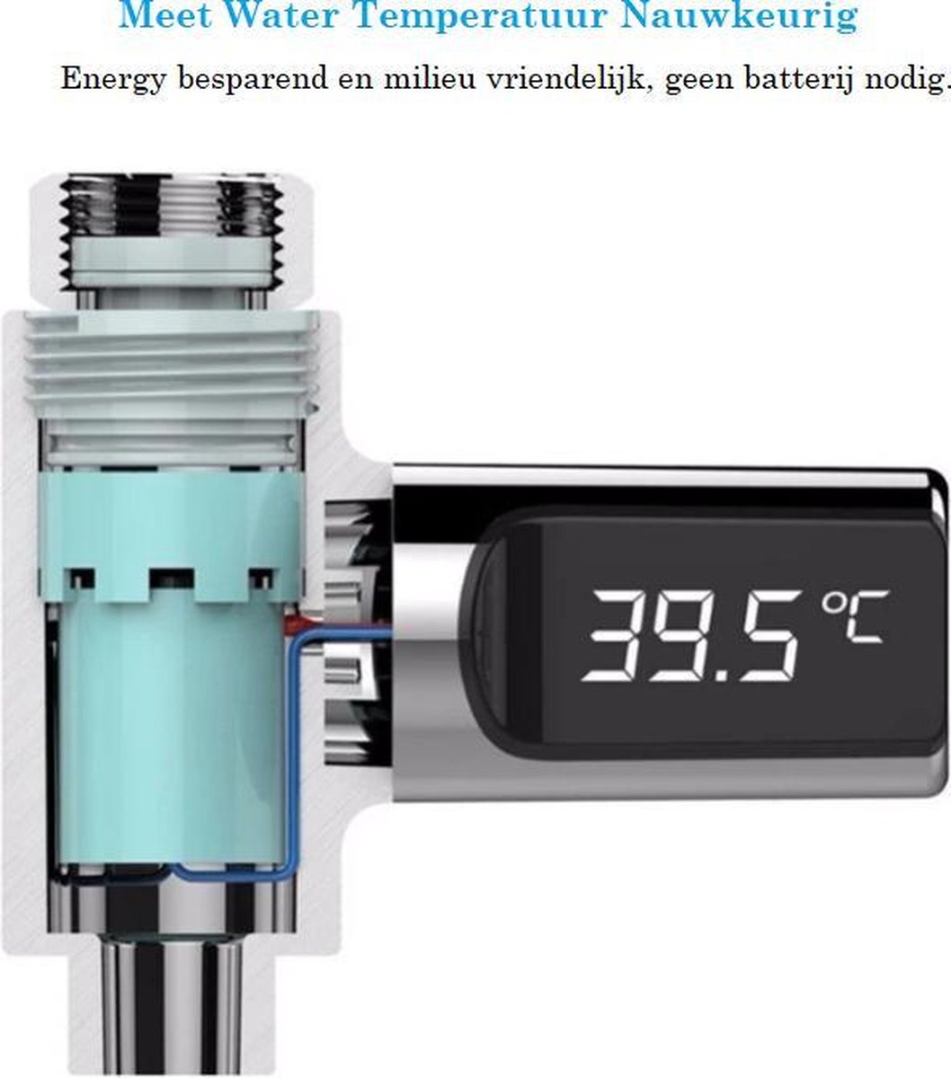 Baby badthermometer digitaal|Waterthermometer met 3 kleuren display en