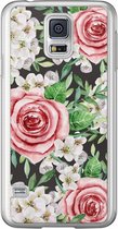 Samsung Galaxy S5 (Plus) / Neo siliconen hoesje - Rose story
