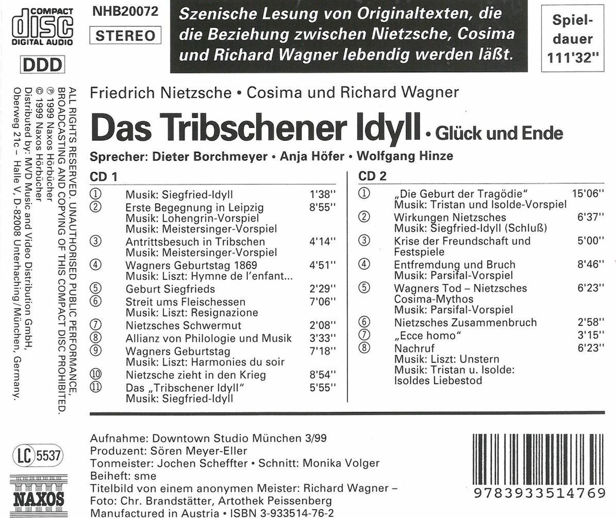 Wagner: Das Tribschener Idyll