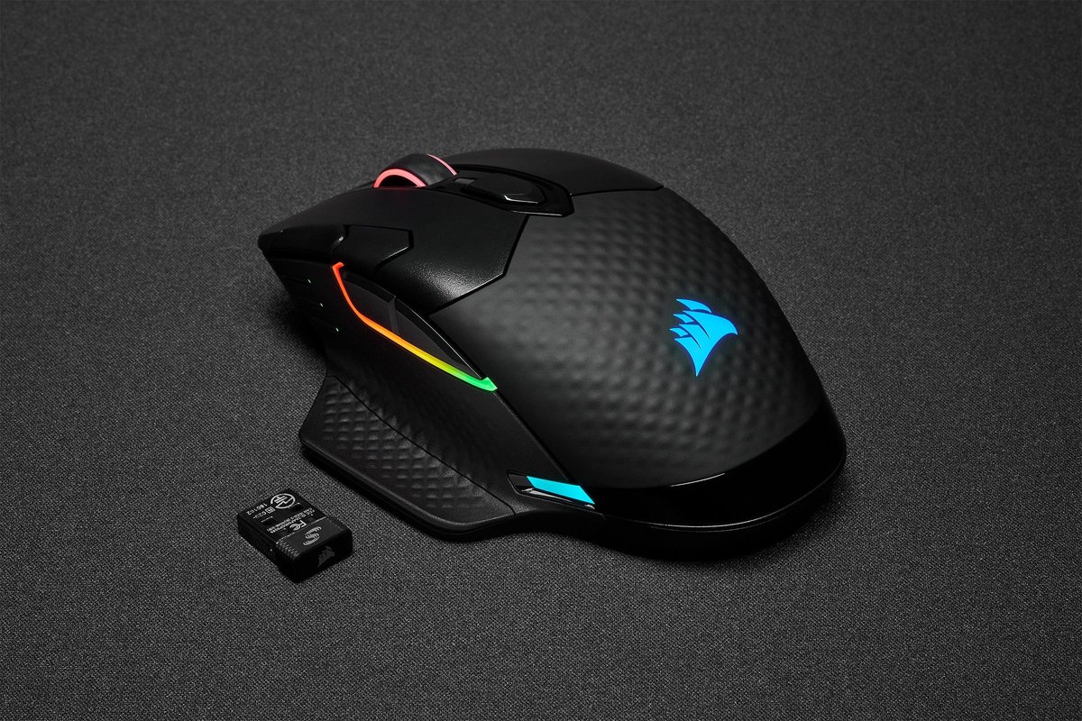 corsair dark core rgb gaming mouse