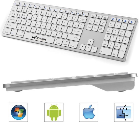 Keyboard – Bluetooth – Draadloos – Numeriek Toetsenbord - | bol.com