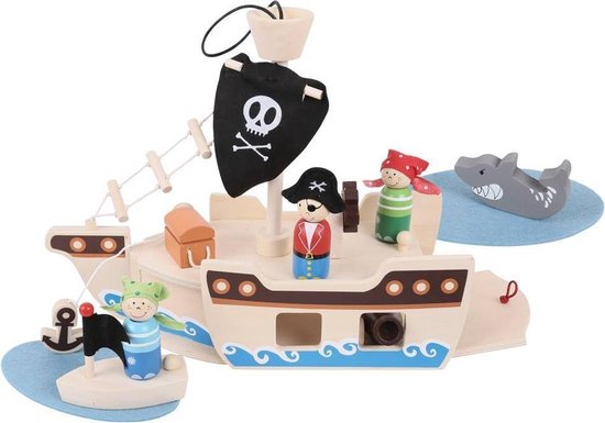 Kleine piratenboot speelset - Green Toys