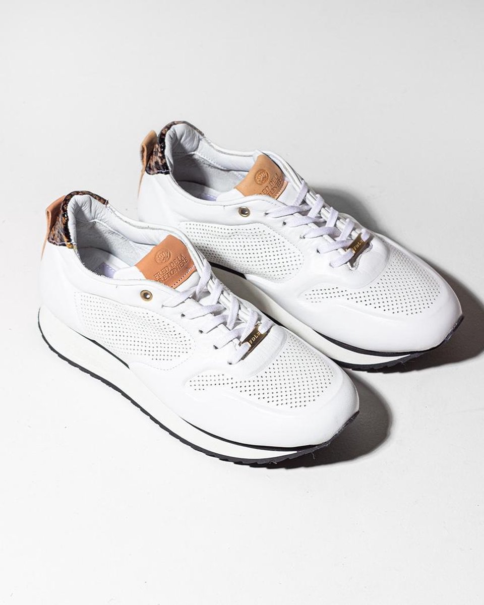 Fred de la Bretoniere Dames Lage sneakers 101010083 Frs0621 - Wit - Maat 39  | bol.com