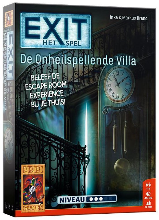 Thumbnail van een extra afbeelding van het spel EXIT De Onheilspellende Villa Breinbreker - Escape Room - Bordspel