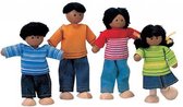 Plan Toys houten poppenhuis poppen Familie