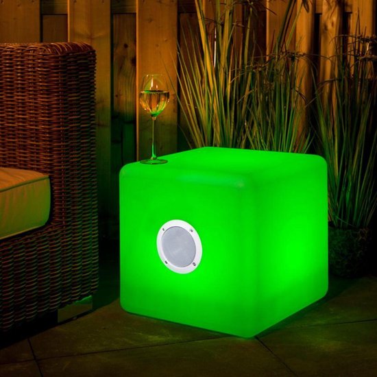 SMOOZ LED-muziek buitenlamp Cube 40 cm 2569451 van SMOOZ — afbeelding 2