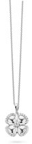 Velini jewels -P6530W -Hanger+Ketting -925 Zilver gerodineerd -Cubic Zirkonia