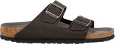 Birkenstock slipper ARIZONA Desert Soil Espresso regular Birko-Flor Nubuck - Maat 39