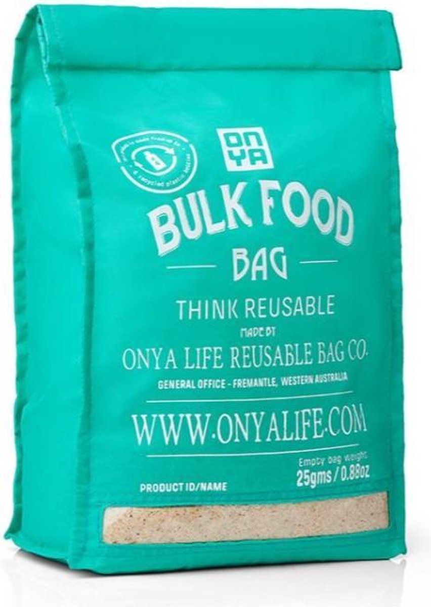 Onya Herbruikbare Bulk Food Bag - Large - Aqua