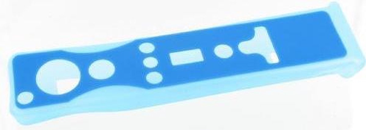 Controller skin voor Nintendo Wii Remote controllers met/zonder MotionPlus / blauw