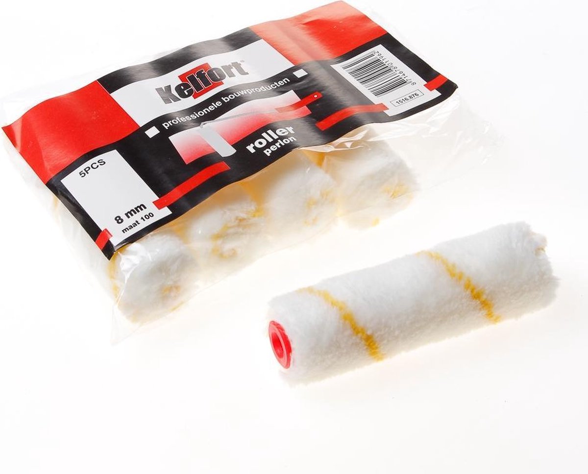Kelfort Reserverol perlon wit vacht 8 x breedte 100 x diameter 6mm