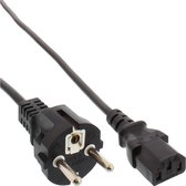 Câble d'alimentation EECONN, Schuko - C13, 3x 0,75 mm², noir, 1,8 m
