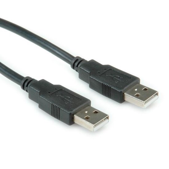 USB naar USB kabel - USB2.0 - UL gecertificeerd - tot 1A / zwart - 4,5 ...