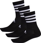 adidas Sokken (regular) - Maat 43-45 - Unisex - zwart/wit Maat M: 40-42