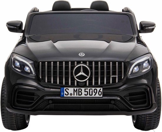 offset Rood het kan Elektrische Kinderauto Mercedes Benz GLC 63 S Zwart 2 Persoons 12V Met... |  bol.com
