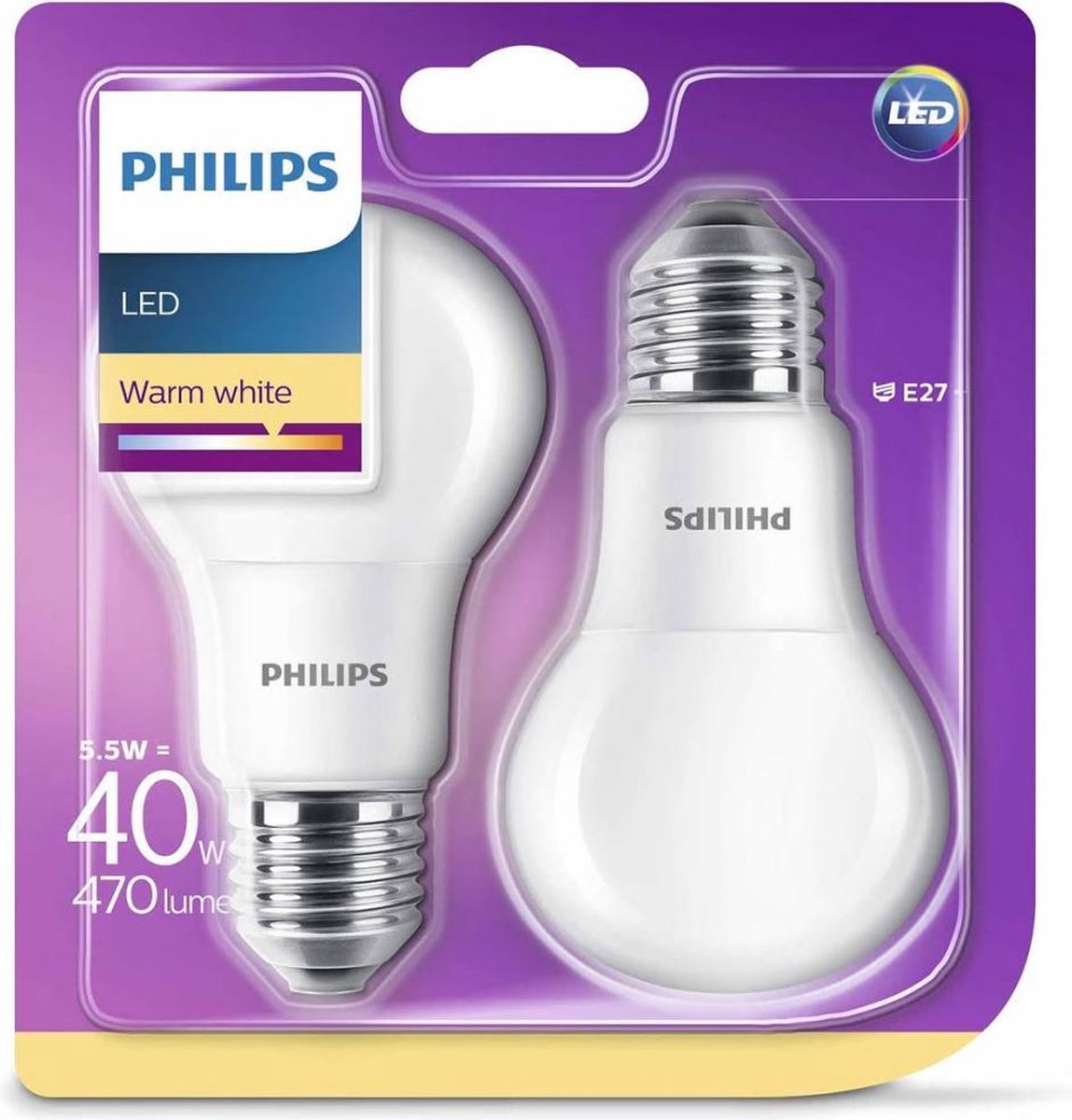Omdat bijtend galerij Philips LED-lampen 5.5 W 470 lumen 929001234261 | bol.com