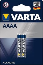 Piles alcalines Varta AAAA - 2 pièces