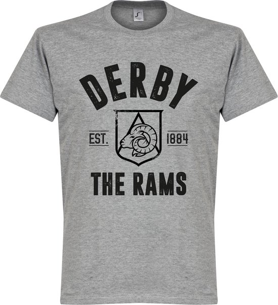 Derby Established T-Shirt - Grijs - S