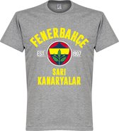 Fenerbahce Established T-Shirt - Grijs - XXXXL