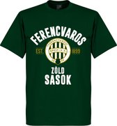 Ferencvaros Established T-Shirt - Donkergroen - L