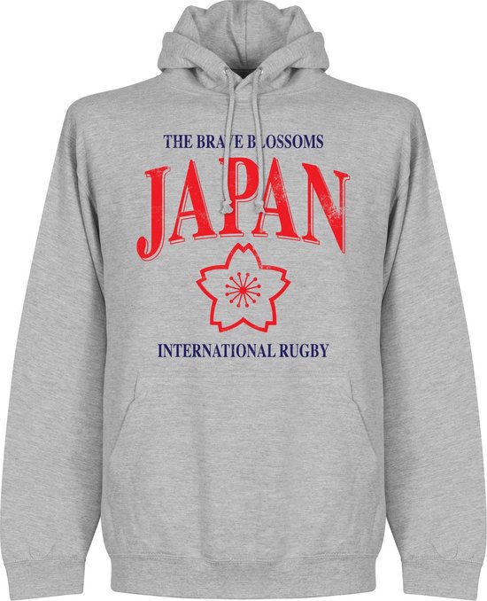 Japan Rugby Hoodie Grijs L