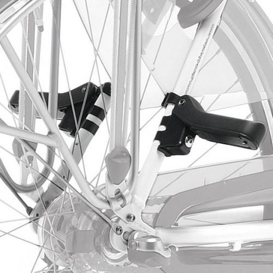 Yepp Junior Fietsstoeltje Achter - Easyfit - Zilver | Bestel nu!