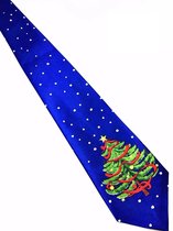 Kerststropdas met Versierde Kerstboom