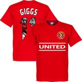 Manchester United Giggs 11 Gallery Team T-Shirt - Rood - XXXL