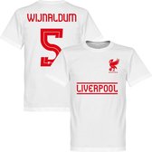 Liverpool Wijnaldum 5 Team T-Shirt - Wit - 3XL