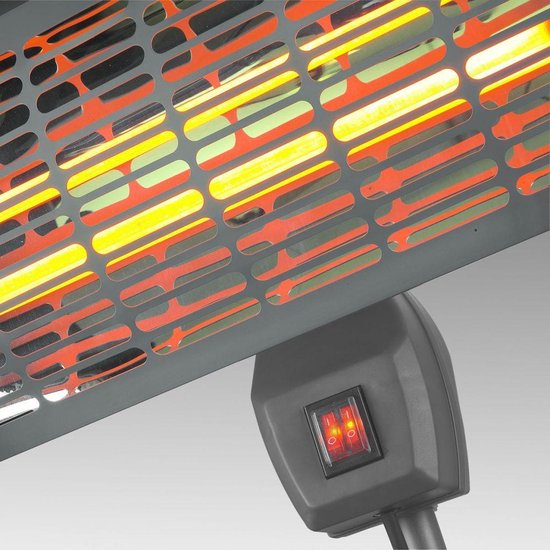 Eurom Q-time 2000 Terras-/Parasolverwarmer - 2000W - 470 x 500 x 2020 mm