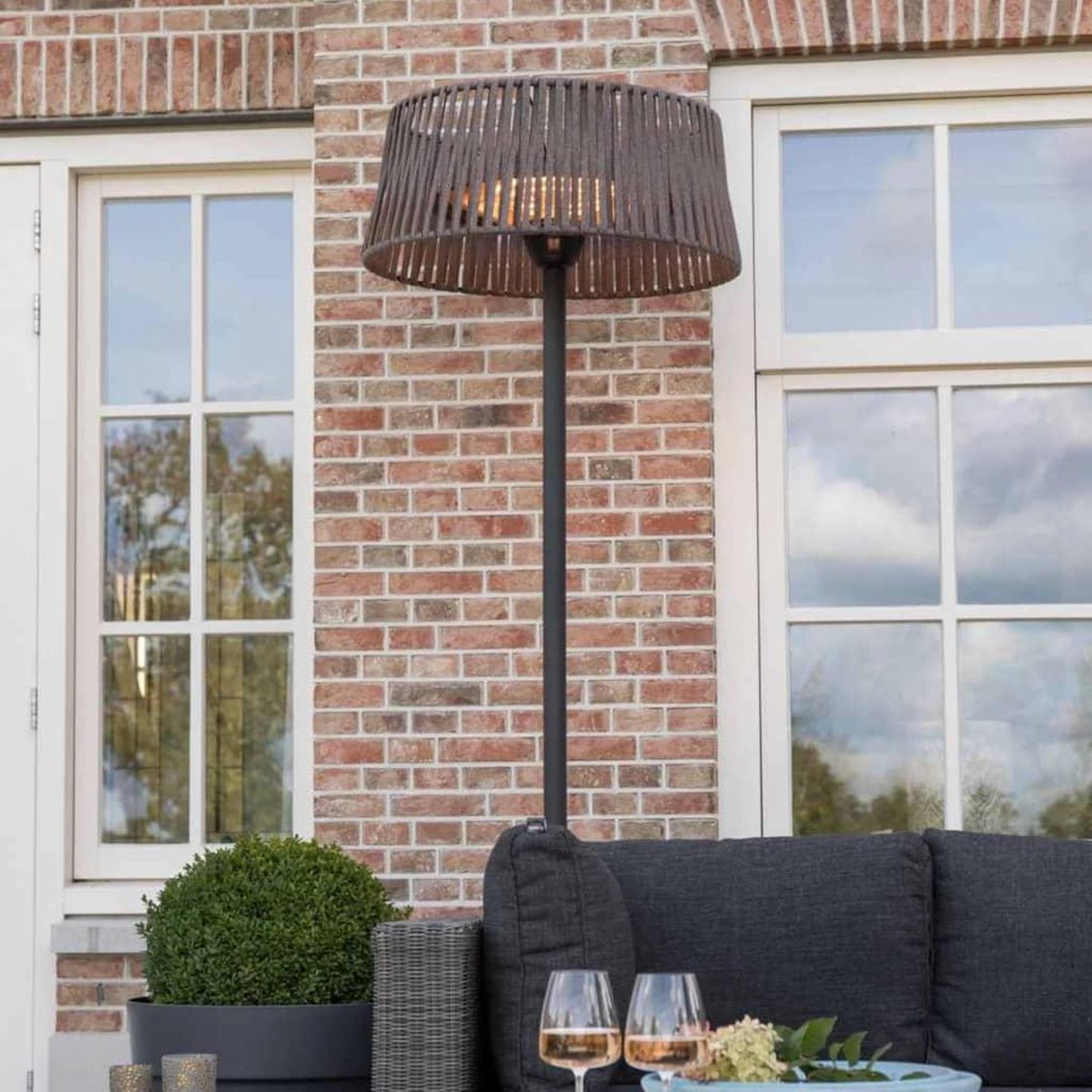 Sunred Artix Corda Bright 2100 W - Freestanding patio heater - Brown
