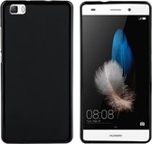 Hoesje CoolSkin TPU Case voor Huawei P8 Lite Zwart
