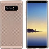 Hoesje Mesh Holes voor Samsung Note 8 Goud