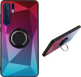 BackCover Ring / Magneet Aurora Huawei P30 Pro Roze+Blauw