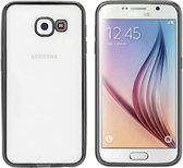 Backcover Clear Bumperlook voor Samsung A3 2016 Zwart