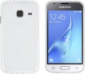 Hoesje CoolSkin3T TPU Case voor Samsung J1 Mini Transparant Wit